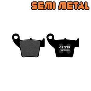 BRAKE PAD 167 GALFER SEMI METAL REAR HM 50 CRE/DERAPAGE/HONDA CR125/CRF250/450