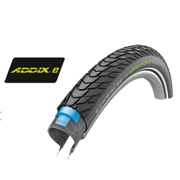 PNEU VTC / URBAIN 700X50C - 28X2.00 TR SCHWALBE MARATHON E-PLUS TT NOIR (50-622) VAE / EBIKE 5