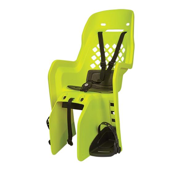 PORTE BEBE AR SUR CADRE POLISPORT JOY FF JAUNE FLUO COUSSIN GRIS FONCE <22KGS
