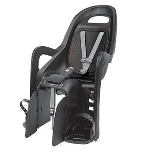 PORTE BEBE AR SUR CADRE POLISPORT GROOVY RS PLUS INCLINABLE NOIR COUSSIN GRIS FONCE <22KGS