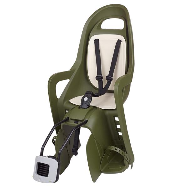 PORTE BEBE AR SUR CADRE POLISPORT GROOVY FF KAKI COUSSIN CREME <22KGS
