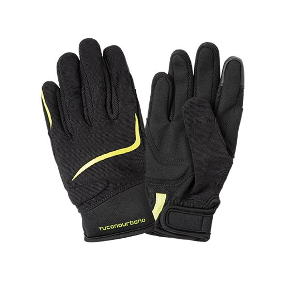 GUANTE TUCANO VERANO MIKY - NEGRO/AMARILLO FLUO T 10 (PR) L - EPI 1