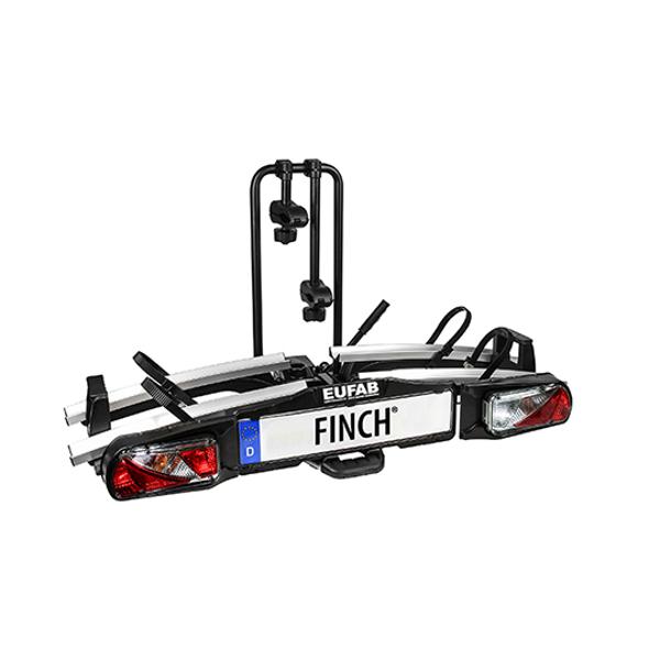 PORTE VELO SUR ATTELAGE PLATEFORME EUFAB FINCH PLIABLE INCLINABLE VAE / EBIKE 2 VELOS