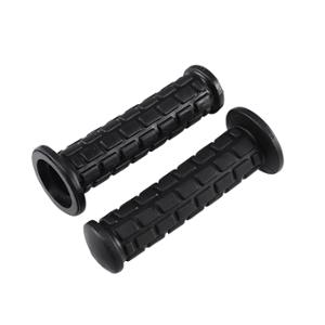 GRIPS -SCOOTER/MOPED- ASPECT CROSS BLACK 130mm   (PAIR)