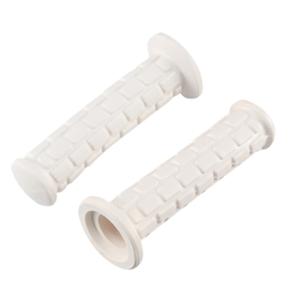 GRIPS -SCOOTER/MOPED- ASPECT CROSS WHITE 130mm    (PAIR)