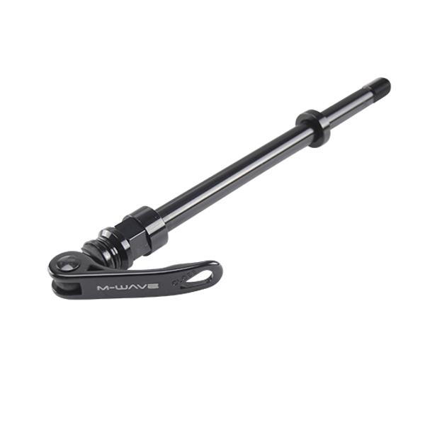 BLOCAGE VTT AR AXE TRAVERSANT POUR REMORQUE COMP SHIMANO 12MM ENTRAXE 142 / 148MM P1.5 NOIR