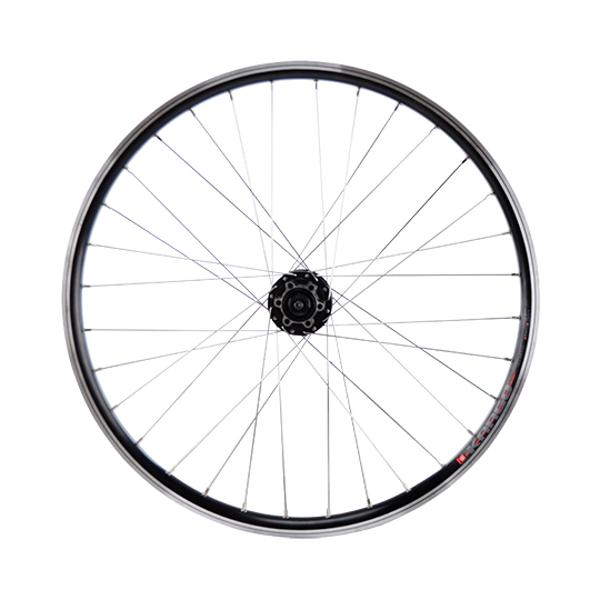 ROUE VELO E BIKE / VAE / CARGO 24" AV BLOCAGE JANTE NOIR MACH1 KARGO.MOY.SHIM M475 DISQUE 6T