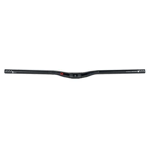 HANDLEBAR  -MTB- RAISED ALU Ø31.8 BLACK ERGOTEC LOW RISER L780mm HEIGHT 15mm 12° 390g (LEVEL 6)