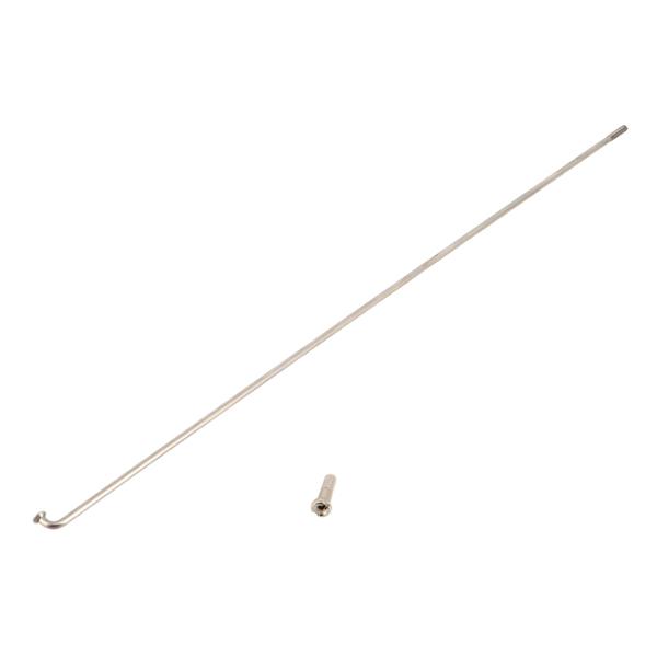 RAYON 2.3 MM INOX ARGENT L130 AVEC ECROU (X1) MACH1 CYCLO / MOTO / VAE