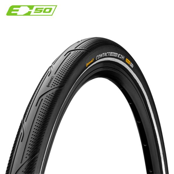 PNEU VTC / URBAIN 700X35C - 28X1.35 TR CONTINENTAL CONTACT URBAN TT NOIR (35-622) VAE / EBIKE