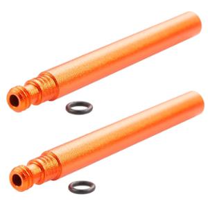 VALVE EXTENSION SUPER B TB-VC20 60MM ALU ORANGE (X2)
