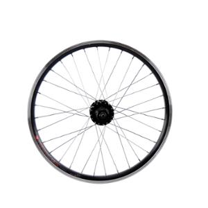 "BIKE WHEEL E-BIKE/CARGO 20"" REAR BLOCKING RIM BLACK MACH1 KARGO.HUB.SHIM M475 DISC 6 HOLE"