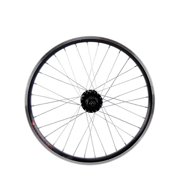 ROUE VELO E BIKE / VAE / CARGO 20" AR BLOCAGE JANTE NOIR MACH1 KARGO.MOY.SHIM M475 DISQUE 6T