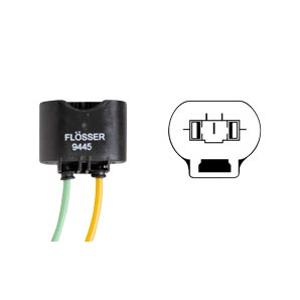 BULB SOCKET FLOSSER 12V HB3/H10/H12 - WITH CABLE