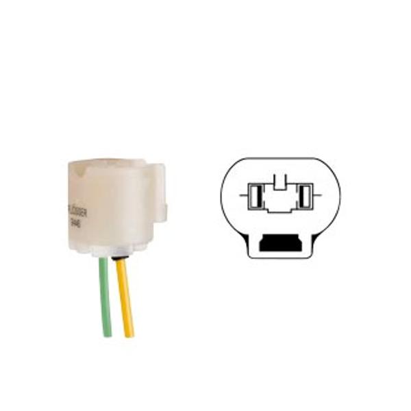BULB SOCKET FLOSSER 12V HB4 - WITH CABLE