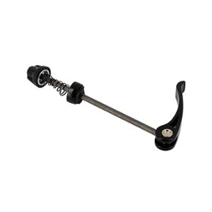 WHEEL QUICK RELEASE  STEEL STEM ALUMINIUM LEVER FRONT - BLACK