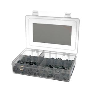 RONDELLE PLATE ACIER (COFFRET PANACHE M5 / M6 / M8 / M10 - BOITE DE 1550 PIECES)