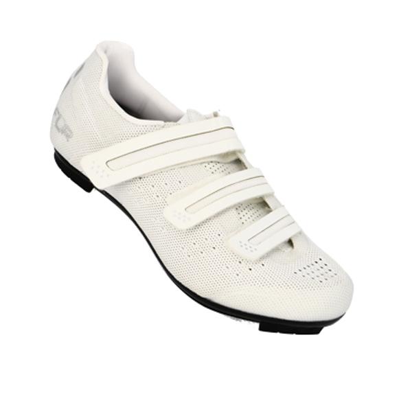 CHAUSSURE ROUTE FLR PRO F35 KNIT T44 BLANC 3 BANDES AUTO AGRIPPANTES  (PR)