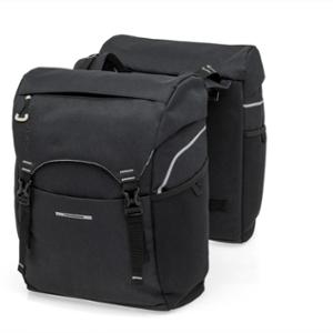 BOLSA BICI PARA SOPORTE EQUIPAJE A PUENTE NEWLOOXS SPORTS NEGRO-32 LITROS-290X390X160MM