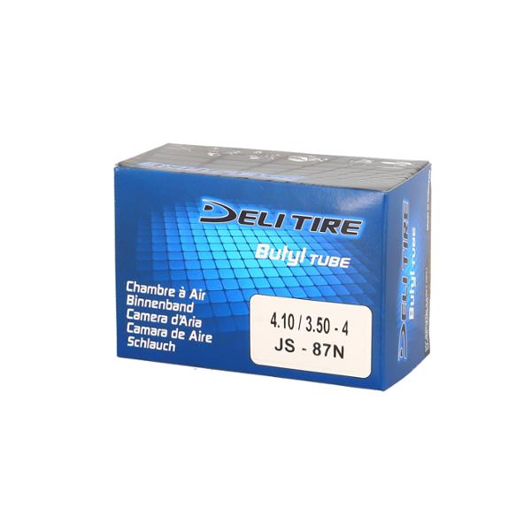 CÁMARA DE AIRE CARRETILLA/CARRO 4'' 4.10-3.50 X 4 DELI TIRE VÁLVULA ACODADA 90°