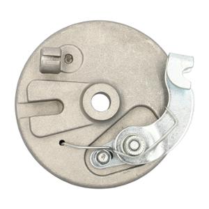 BRAKE PLATE -FRONT- MOPED FOR PEUGEOT 103 SPX/RCX/SP (AXEL x 12mm 90X20) TYPE GRIMECA