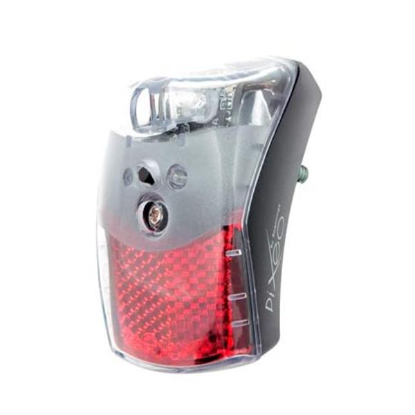 REAR LIGHT BICYCLE FOR DYNAMO SPANNINGA LED PIXEO XDS (MUD GUARD MOUNT)