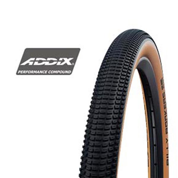 PNEU VTT / BMX / DIRT 20X2.00 TS SCHWALBE BILLY BONKERS TT NOIR / MARRON (50-406)