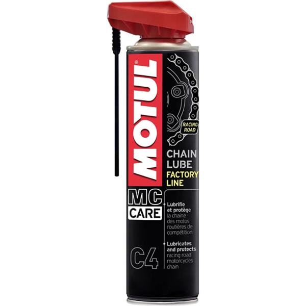 GRAISSE CHAINE MOTUL C4 CHAINE LUBE FACTORY LINE (AEROSOL 400ML)