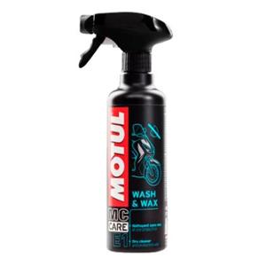 NETTOYANT MOTO / SCOOTER MOTUL A SEC E1 WASH & WAX  (PULVERISATEUR 400 ML)