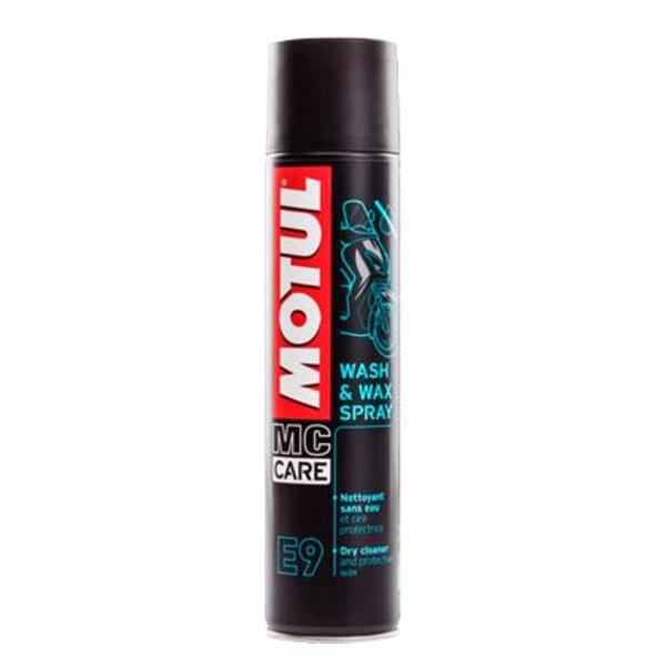 MOTUL MOTO/SCOOTER DRY WASH E9 WASH & WAX SPRAY  (AEROSOL 400ml)