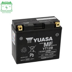 BATTERY YT12B YUASA 12V10Ah NO MAINTENANCE -AGM FACTORY ACTIVATED