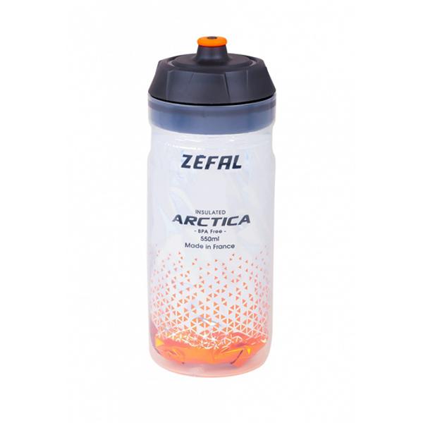 BIDON ZEFAL ISOTHERM ARCTICA 55 ARGENT / ORANGE 550ML (ISOTHERME 2H30)