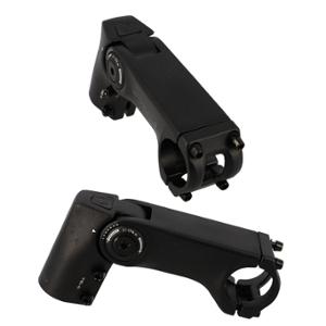 ADJUSTABLE HANDLEBAR STEM AHEAD SET 1''1/8 L110 ERGOTEC SEPIA AHEAD ALU BLACK 0/+60° (HANDLEBAR 31.8)