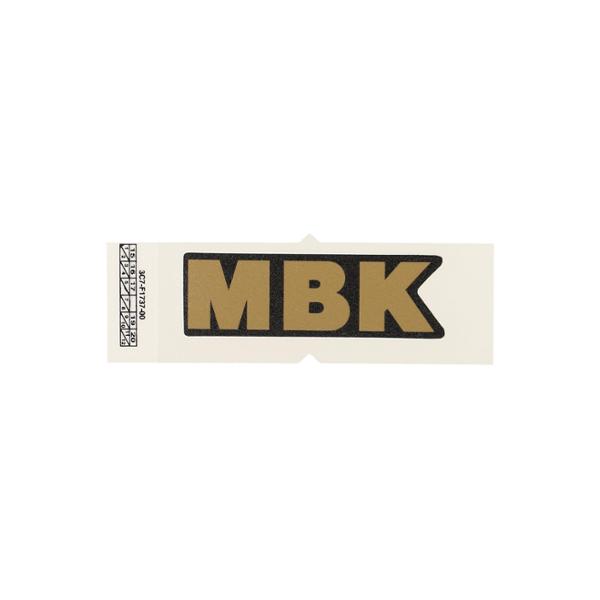 AUTOCOLLANT OEM MBK 72 MM x 23 MM BRONZE- 3C7F17370000
