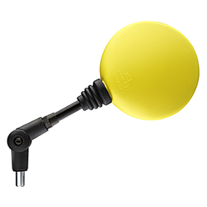 WING MIRROR UNIVERSAL FAR 257 FOLDING YELLOW  (REVERSIBLE)  (X1)