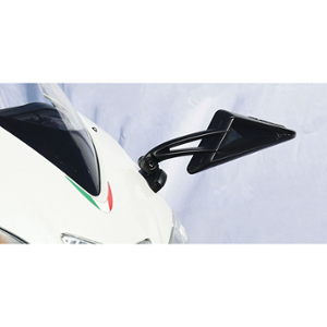 UNIVERSAL WING MIRROR FAR VIPER BLACK FAIRING MOUNT (LEFT)  (X1)