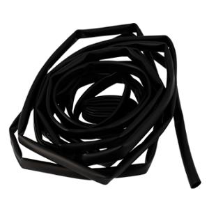 GAINE FIL ELECTRIQUE PVC / SOUPLISSEAU 10.5X12 NOIR 5M