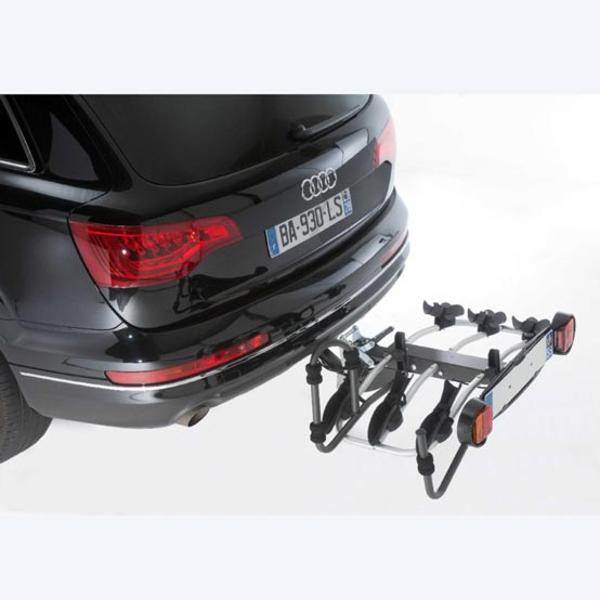 PORTE VELO SUR ATTELAGE PLATEFORME MOTTEZ DIANE 3 INCLINABLE ACIER 3 VELOS PRIX NET