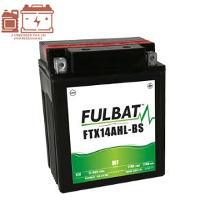 BATTERIE FTX14AHL-BS FULBAT 12V12AH LG135 L90 H167 (LIVRE AVEC ACIDE - SANS ENTRETIEN)