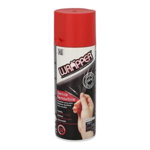 BOMBE PEINTURE WRAPPER PAR HQS ROUGE  (400ML) - RETIRABLE