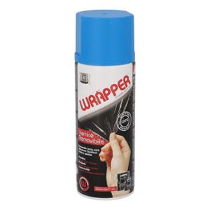 BOMBE PEINTURE WRAPPER PAR HQS BLEU FLUO  (400ML) - RETIRABLE