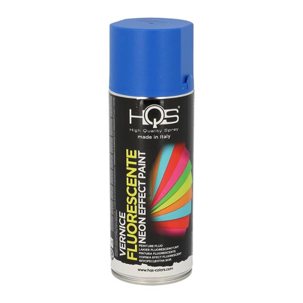 BOMBE PEINTURE HQS FLUO BLEU (400ML)