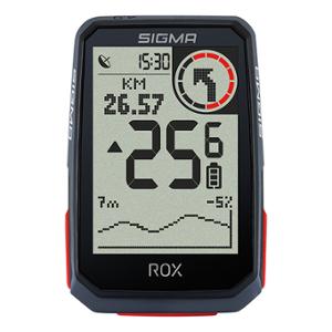 COMPTEUR VELO SANS FIL / GPS SIGMA ROX  4.0 30 FCTS NOIR HR SET +  (CARDIO)