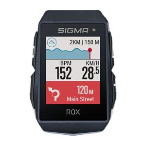 COMPTEUR VELO SANS FIL / GPS SIGMA ROX 11.1  EVO 150 FCTS BLANC HR SET (CARDIO)