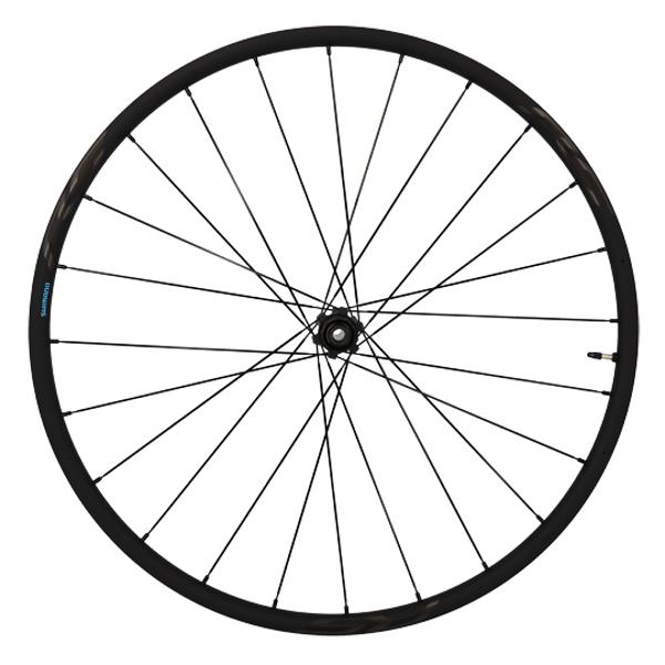 WHEEL -ROAD- 700 REAR/BLACK SHIMANO RIM RS370/DISC CL 10/11/12 GEARS/THROUGH AXEL