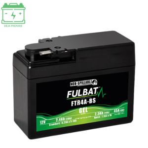 BATTERY FTR4A-BS FULBAT 12V2.3AH LG113 W48 H85 (GEL - NO MAINTENANCE) - FACTORY ACTIVATED