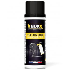 HUILE / LUBRIFIANT CHAINE VELOX TEFLON / TPFE LUBE TOUTE CONDITION  (AEROSOL 200 ML)