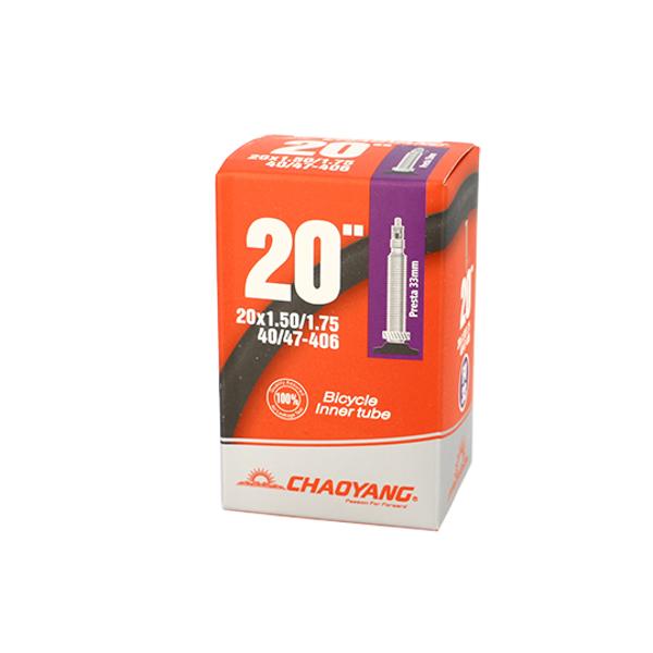 INNER TUBE -BICYCLE- 20 X 1.50-1.75 (40/47-406) VP CHAOYANG