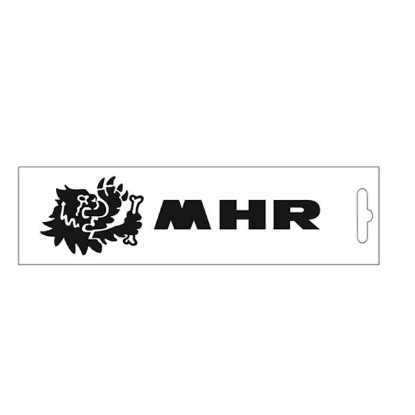 BRAND STICKER MALOSSI MHR BLACK (13cm)