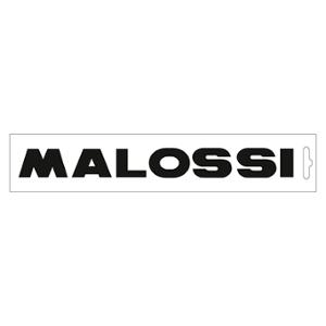 AUTOCOLLANT MARQUE MALOSSI NOIR (14CM)